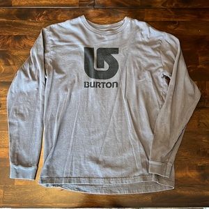Burton Men’s Crew Neck Long Sleeve Tee. Small. Grey in color. Good base layer.